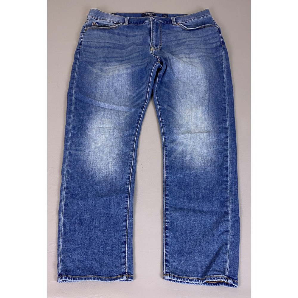 Lucky Brand 410 Athletic Slim Jeans Men's Size 38x30‎ Blue Medium Wash Denim